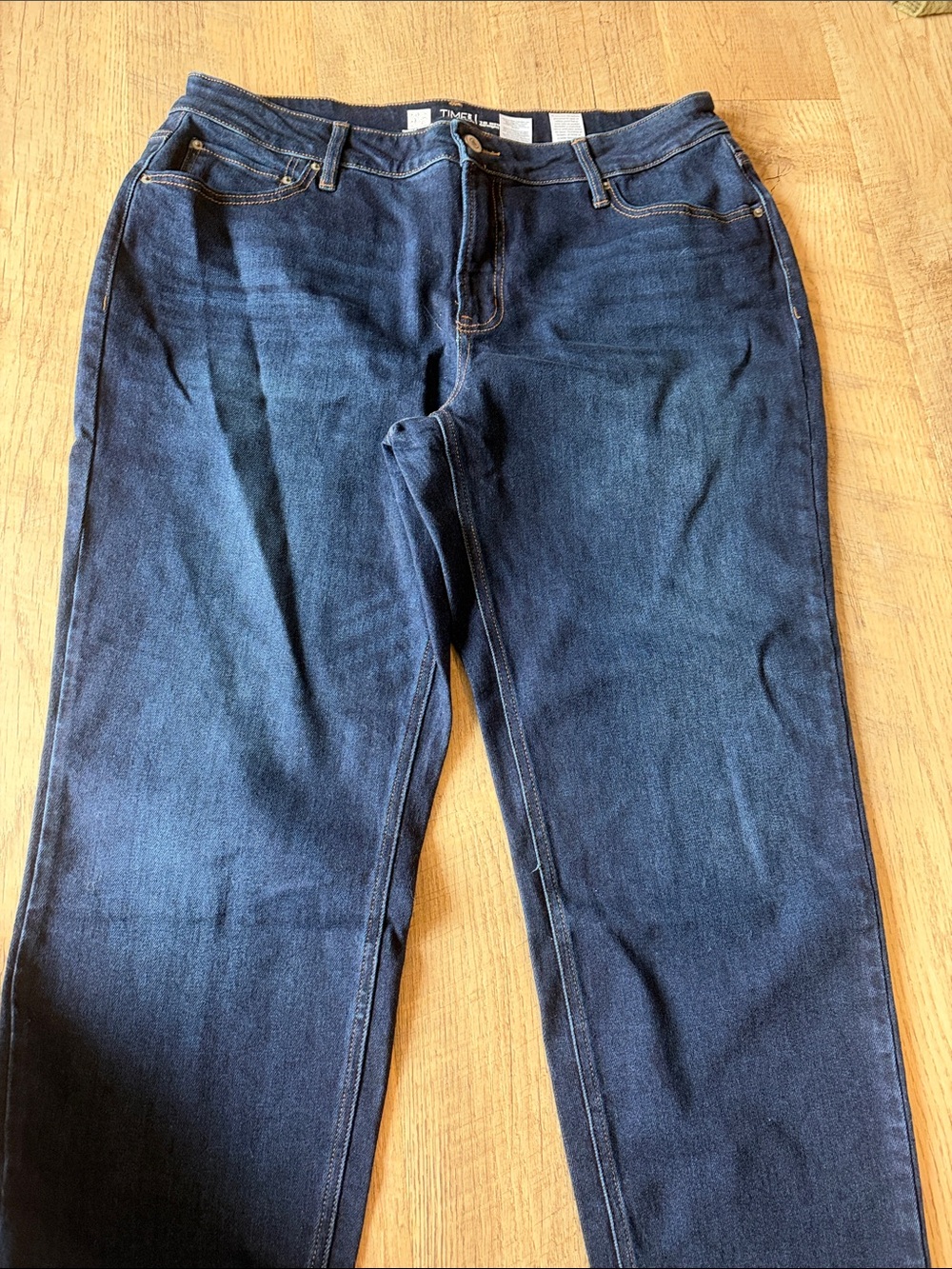 Dark Blue women’s Straight-Leg Jeans